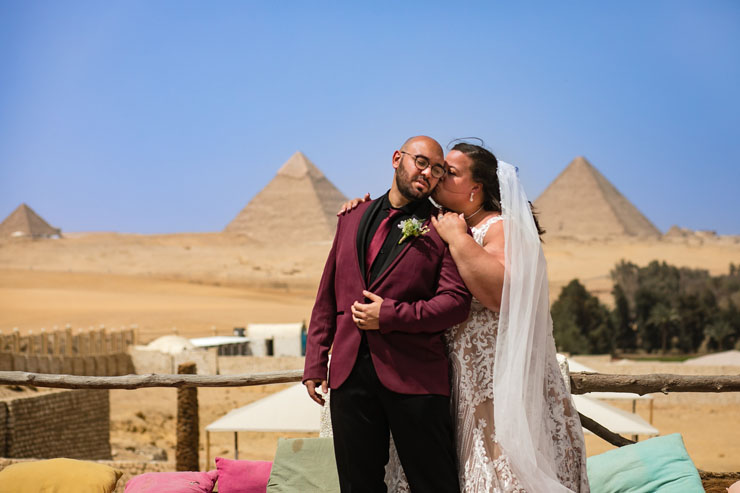 Nine Pyramids View Hotel Cairo Wedding Photos
