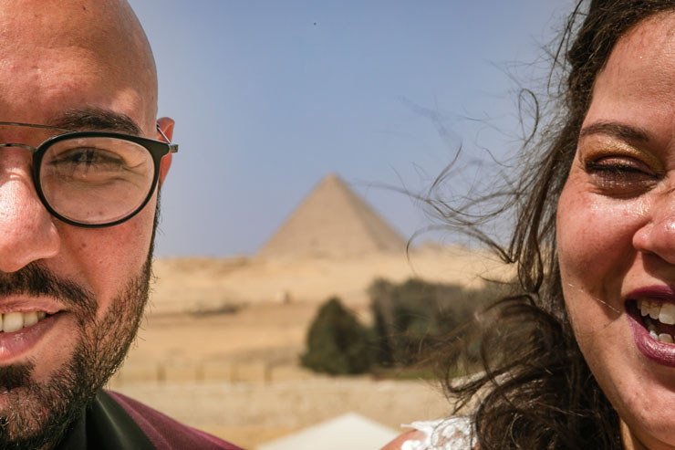 Nine Pyramids View Hotel Cairo Wedding Photos